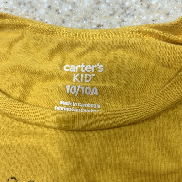 Carters size 10 my weekend is booked giraffe short sleeve shirt 100% cotton - Picture 2 of 4